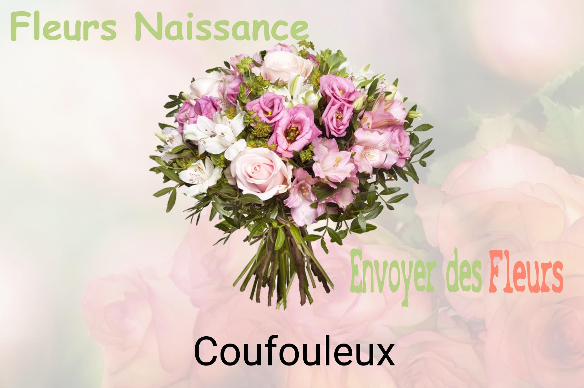 Bouquet de fleurs de naissance livré à Coufouleux
